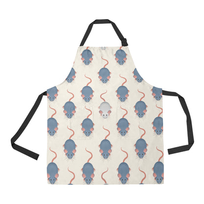 Rat Baby Pattern Print Design 02 Apron with Pocket