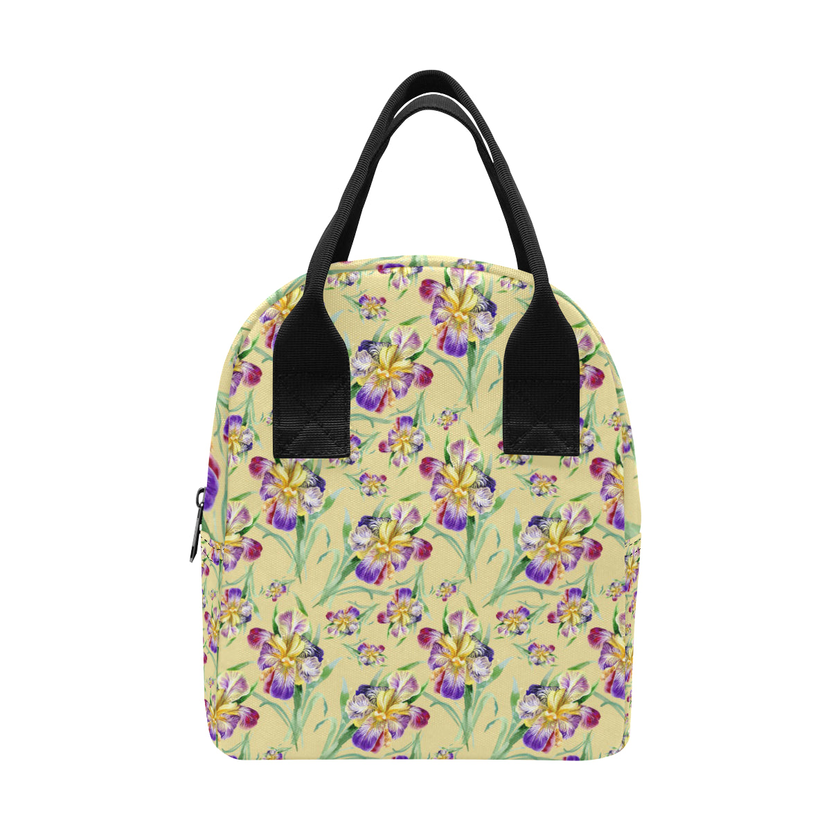 Iris Pattern Print Design IR06 Insulated Lunch Bag