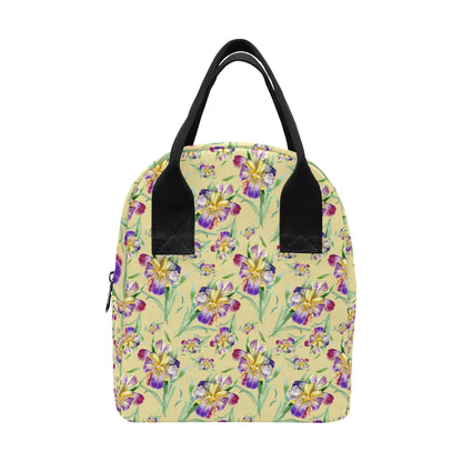 Iris Pattern Print Design IR06 Insulated Lunch Bag