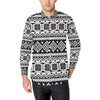 Aztec Pattern Print Design 08 Men's Long Sleeve Shirt