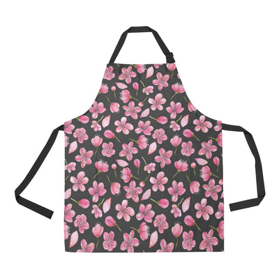 Apple blossom Pattern Print Design AB03 Apron with Pocket