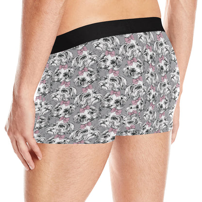 Maltese Pattern Print Design 01 Men's Boxer Briefs