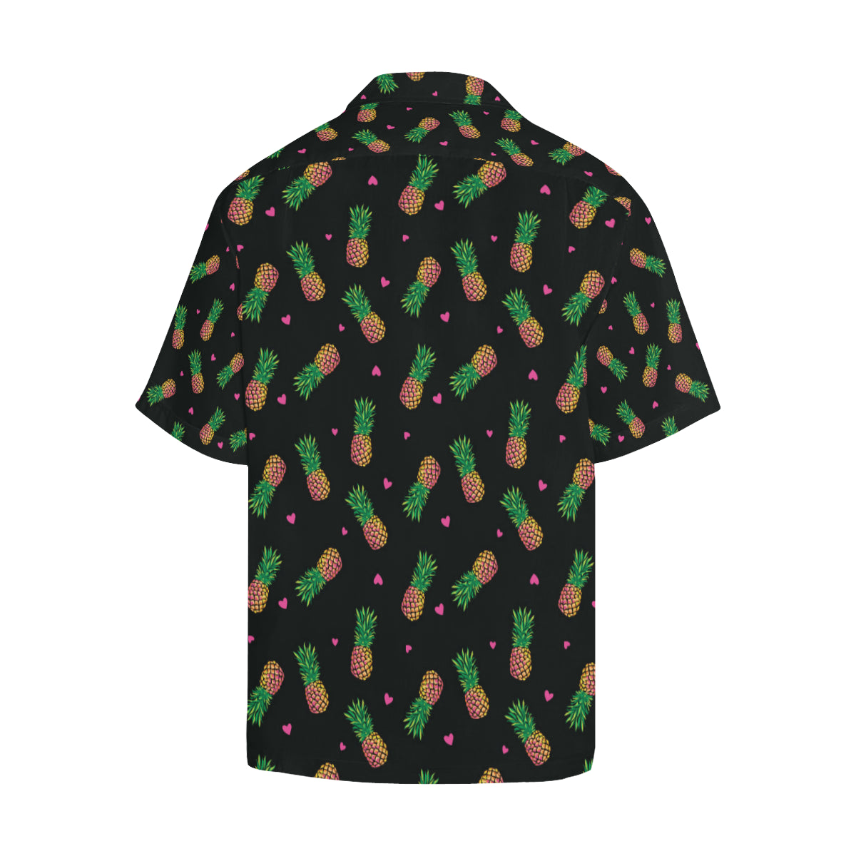 Neon Pineapple Pattern Print Design A04 Men's Hawaiian Shirt