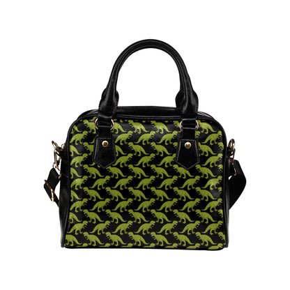 T Rex Pattern Print Design A02 Shoulder Handbag