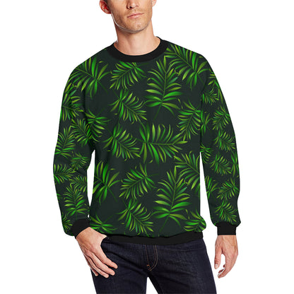 Rainforest Pattern Print Design RF03 Men Long Sleeve Sweatshirt