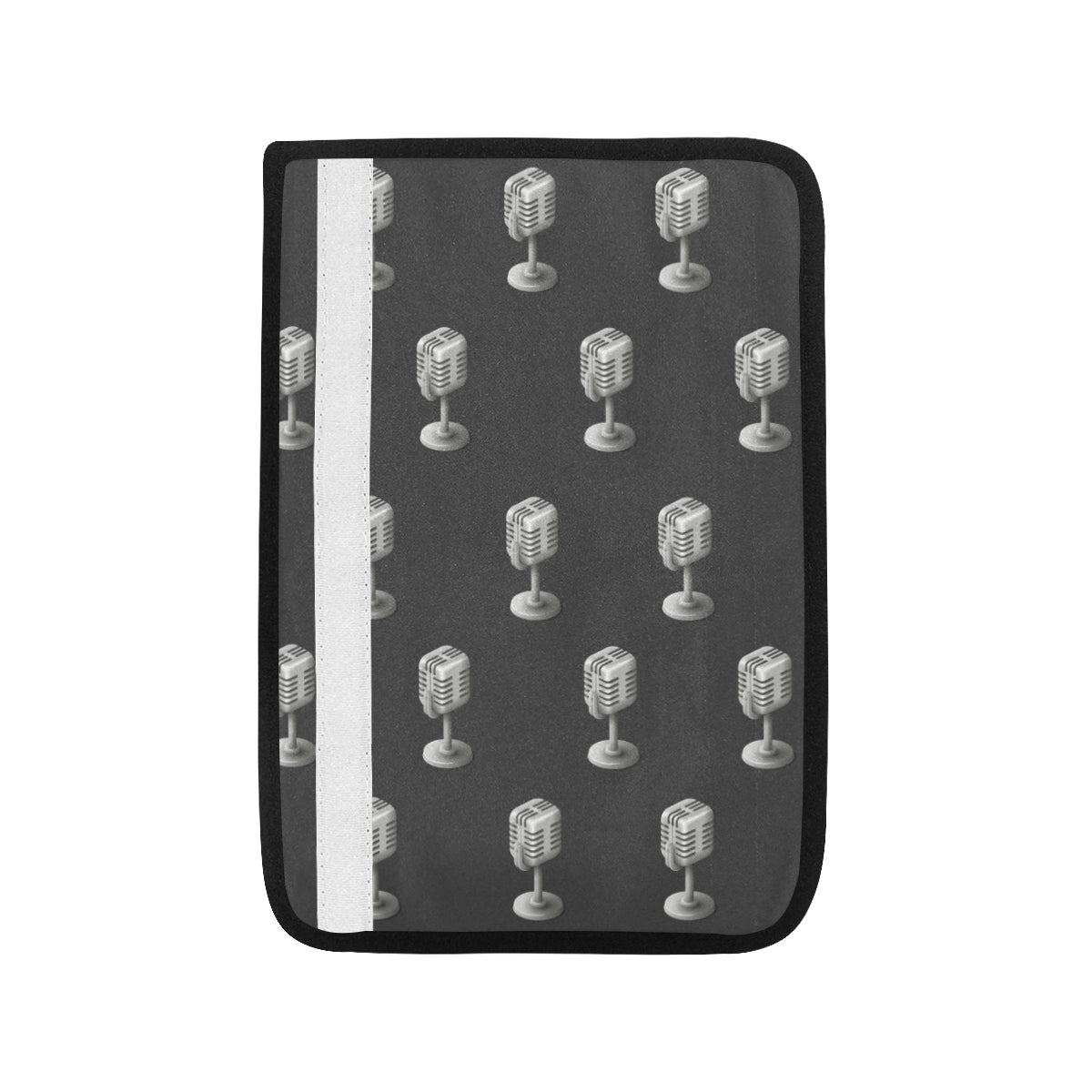 Microphone Vintage Pattern Print Design 01 Car Seat Belt Cover