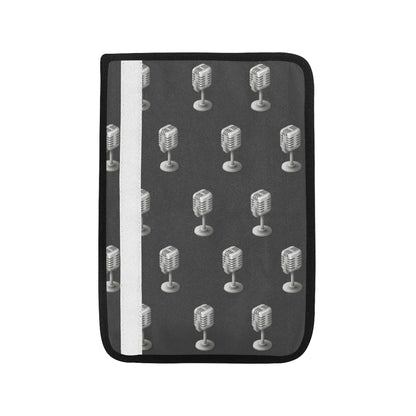 Microphone Vintage Pattern Print Design 01 Car Seat Belt Cover