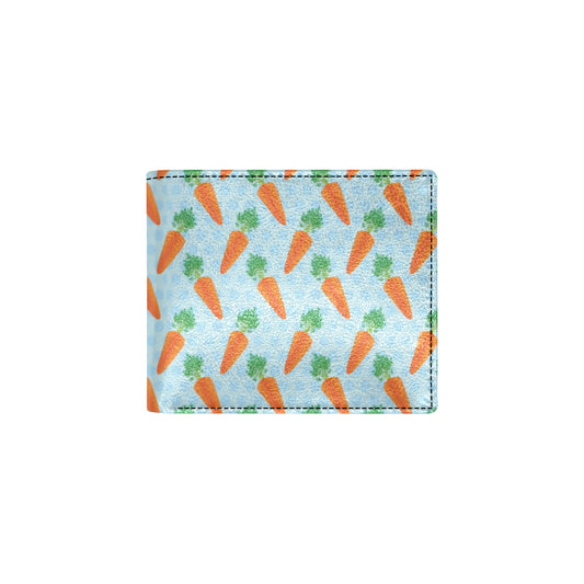 Carrot Pattern Print Design 01 Men's ID Card Wallet