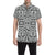 Polynesian Tattoo Pattern Men's Short Sleeve Button Up Shirt