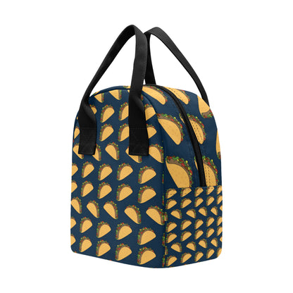 Taco Pattern Print Design TC04 Insulated Lunch Bag