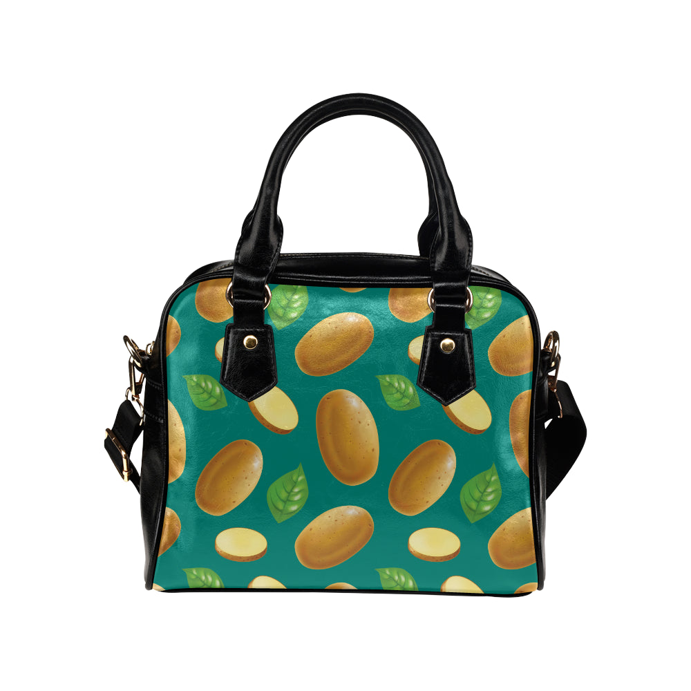 Potato Pattern Print Design A04 Shoulder Handbag