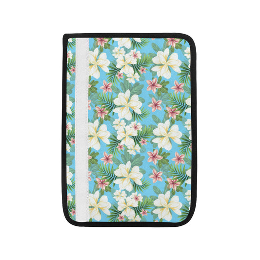 Plumeria Pattern Print Design PM028 Car Seat Belt Cover