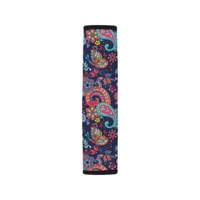 Paisley Boho Pattern Print Design A06 Car Seat Belt Cover