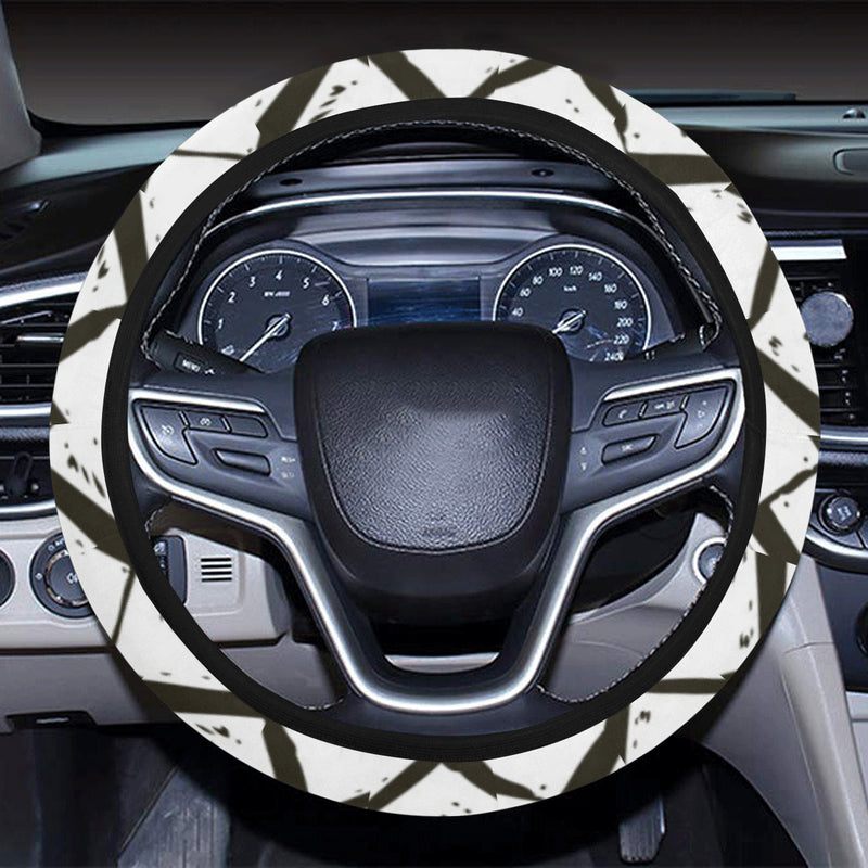 Hand draw Tribal Aztec Steering Wheel Cover with Elastic Edge