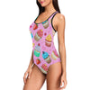 Cupcake Pattern Print Design CP05 Women Swimsuit