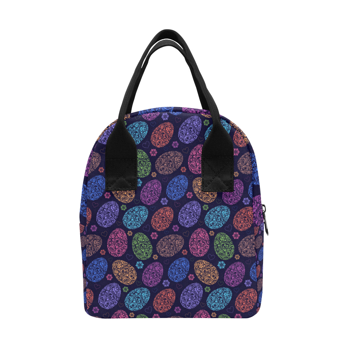 Easter Eggs Pattern Print Design RB012 Insulated Lunch Bag