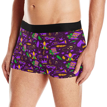 Mardi Gras Pattern Print Design 08 Men's Boxer Briefs