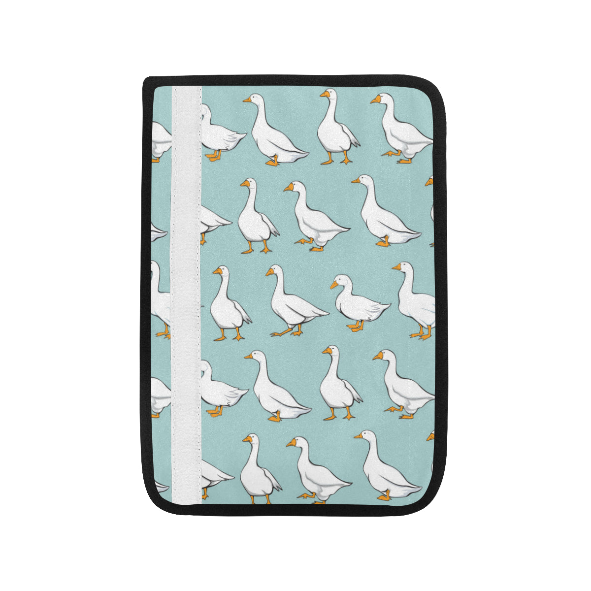 Goose Pattern Print Design 02 Car Seat Belt Cover