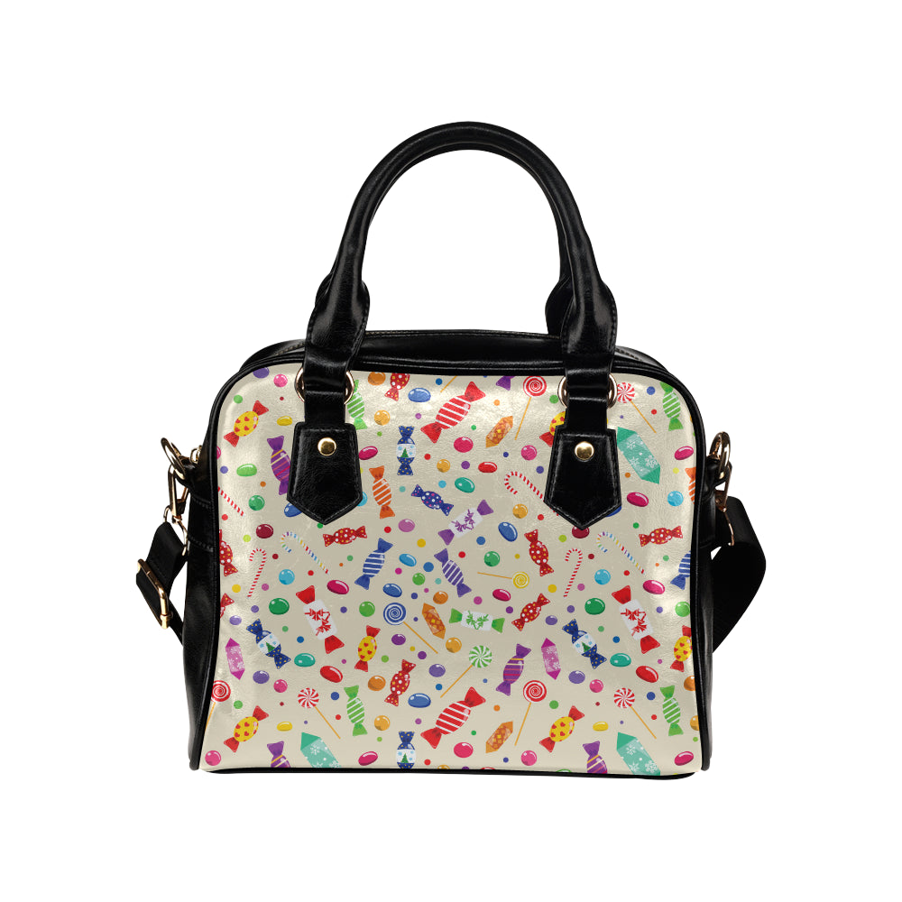 Candy Pattern Print Design 04 Shoulder Handbag