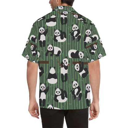 Panda Pattern Print Design A04 Men's Hawaiian Shirt