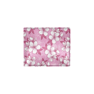 Cherry Blossom Pattern Print Design CB02 Men's ID Card Wallet