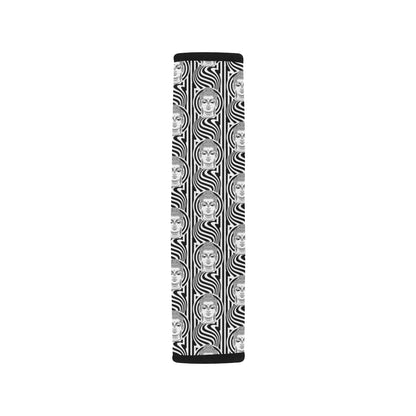 Buddha Pattern Print Design 05 Car Seat Belt Cover