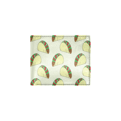 Taco Pattern Print Design TC05 Men's ID Card Wallet