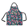 Pink Hibiscus Hawaiian Flower Apron with Pocket