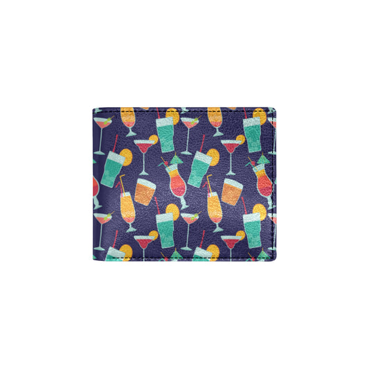 Cocktail Pattern Print Design 06 Men's ID Card Wallet