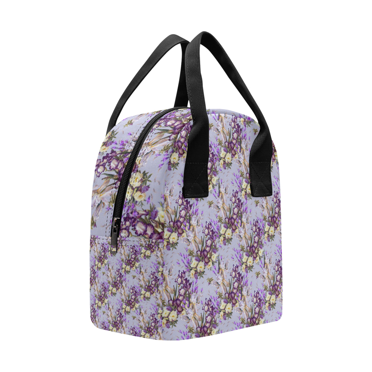 Iris Pattern Print Design IR07 Insulated Lunch Bag