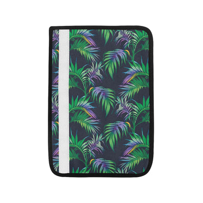 Palm Leaves Pattern Print Design PL04 Car Seat Belt Cover
