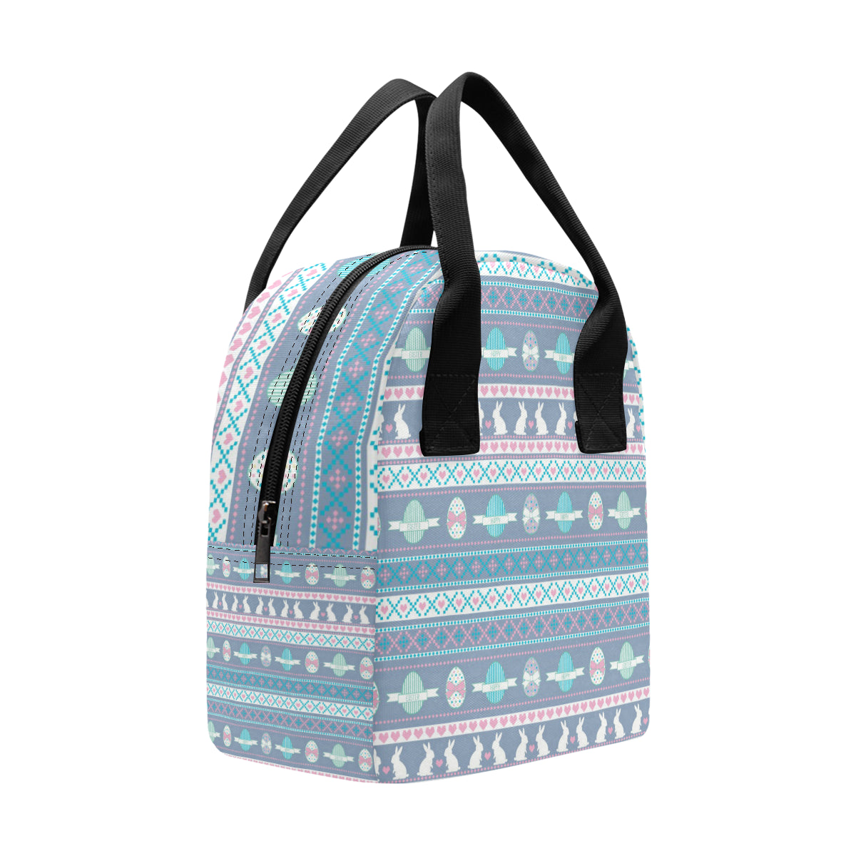 Easter Eggs Pattern Print Design RB013 Insulated Lunch Bag