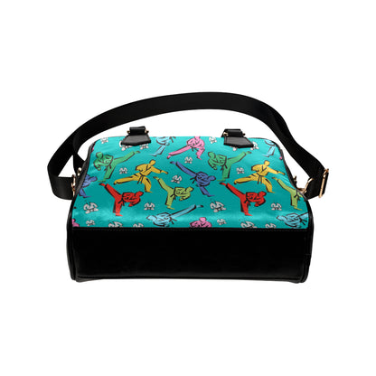 Judo Pattern Print Design 01 Shoulder Handbag
