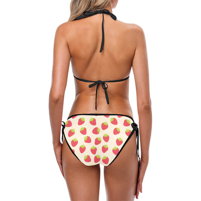 Strawberry Pattern Print Design SB02 Bikini