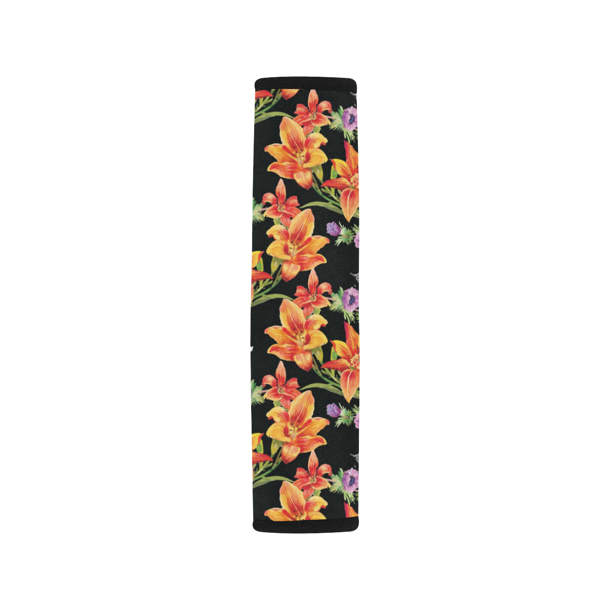 Tropical Flower Pattern Print Design TF02 Car Seat Belt Cover