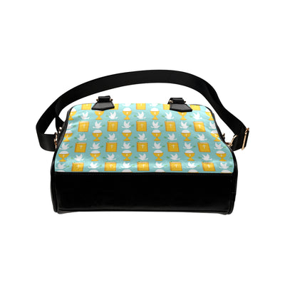 Christian Pattern Print Design 02 Shoulder Handbag