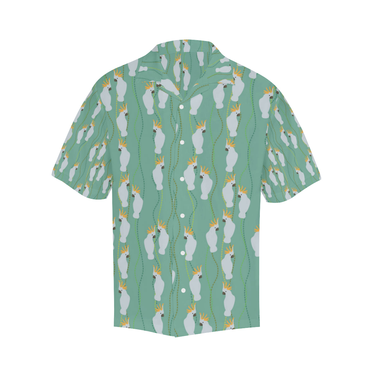 Cockatoo Pattern Print Design 01 Men's Hawaiian Shirt
