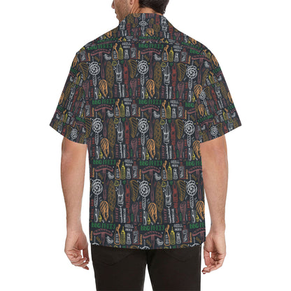 Barbecue Pattern Print Design 03 Men's Hawaiian Shirt