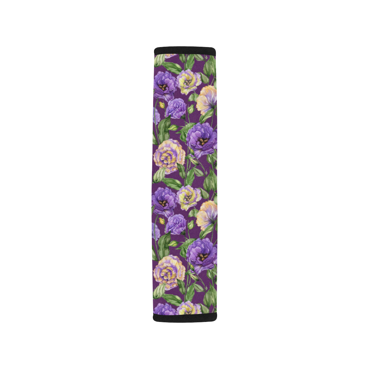 Lisianthus Pattern Print Design LT03 Car Seat Belt Cover