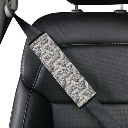 Owl Realistic Themed Design Print Car Seat Belt Cover