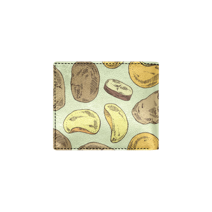 Potato Pattern Print Design A03 Men's ID Card Wallet