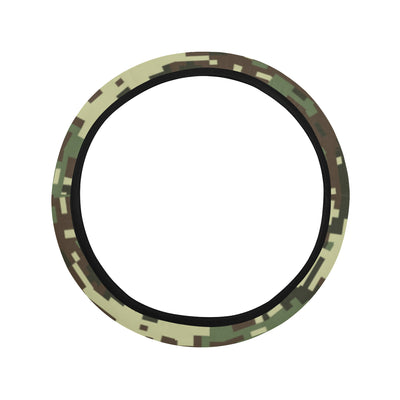 ACU Digital Army Camouflage Steering Wheel Cover with Elastic Edge