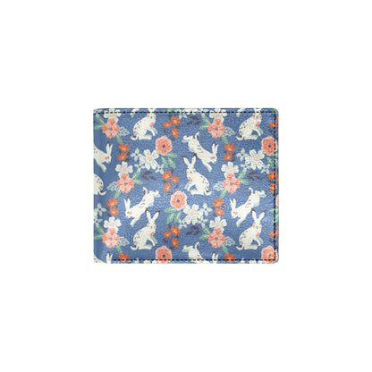 Bunny Pattern Print Design 07 Men's ID Card Wallet
