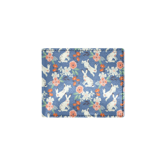 Bunny Pattern Print Design 07 Men's ID Card Wallet