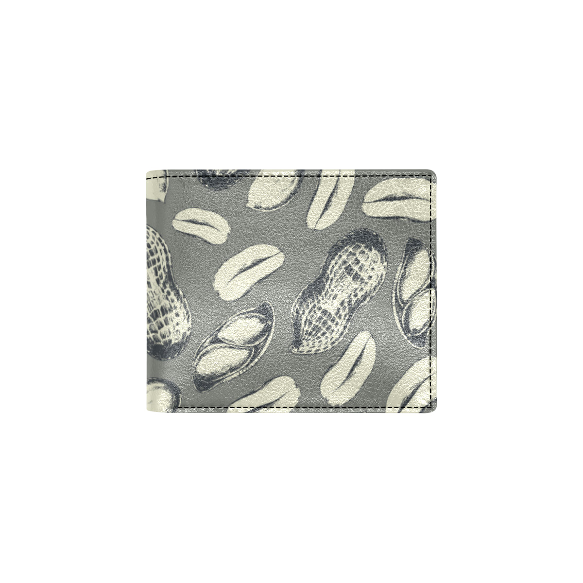 Peanut Pattern Print Design A01 Men's ID Card Wallet