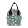 Hibiscus Pattern Print Design HB033 Insulated Lunch Bag