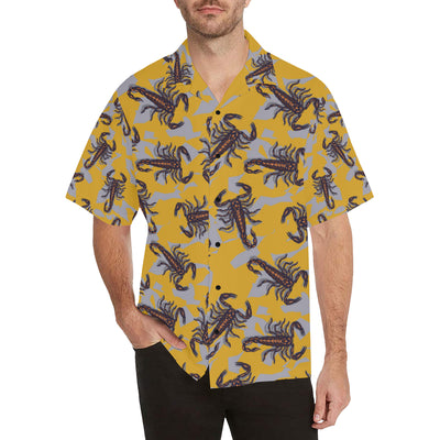 Scorpion Pattern Print Design 01 Men's Hawaiian Shirt