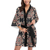 Medallion Pattern Print Design 01 Women's Short Kimono