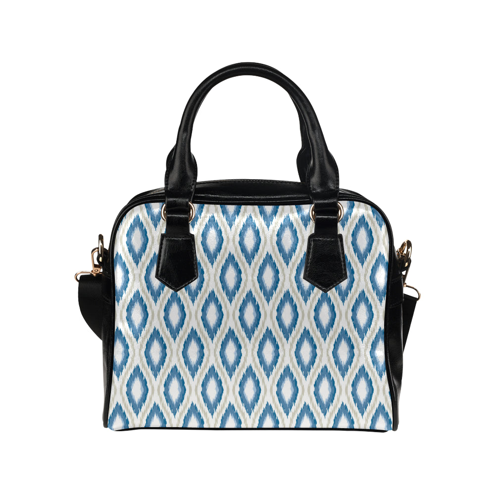 Ikat Pattern Print Design 02 Shoulder Handbag