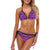 Orchid Purple Pattern Print Design OR02 Bikini